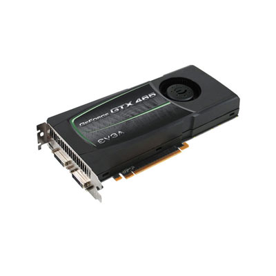 01G-PS-1465-TR EVGA GeForce GTX 465 1GB GDDR5 256-Bit PCI Express 2.0 Dual DVI/ HDMI Video Graphics Card