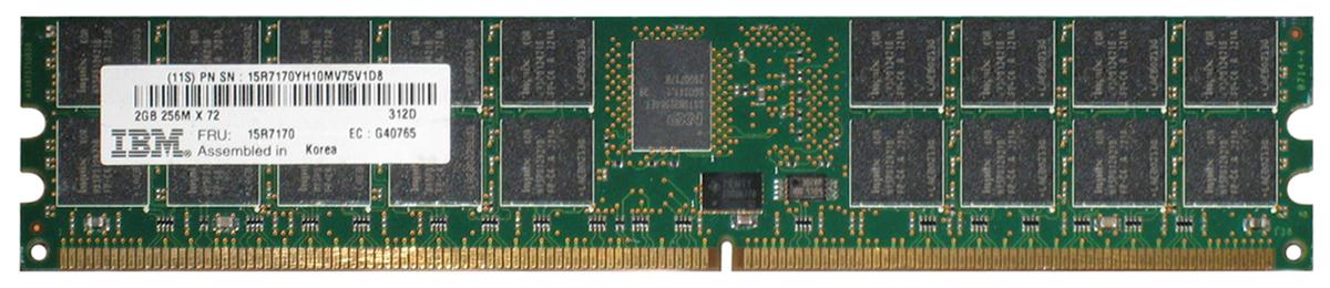 15R7170 IBM 2GB PC2-4200 DDR2-533MHz ECC Registered CL4 276-Pin DIMM Memory Module