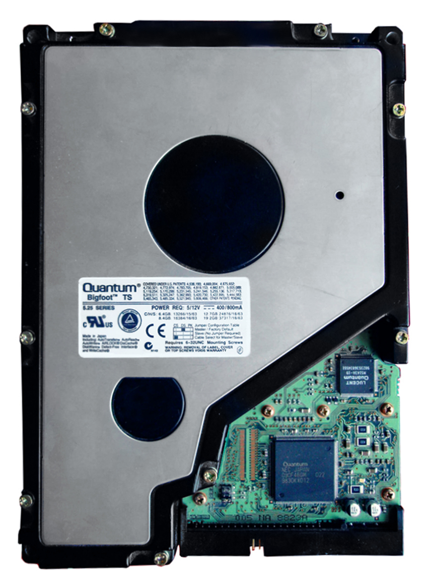 288464-001 Quantum Bigfoot TS 8.4GB 4000RPM ATA-33 512KB Cache 5.25-inch Internal Hard Drive