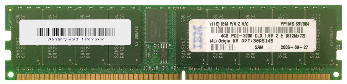 30R5145 IBM Chipkill 8GB Kit (2 X 4GB) PC2-3200 DDR2-400MHz ECC Registered CL3 240-Pin DIMM Dual Rank Memory for eServer xSeries 366