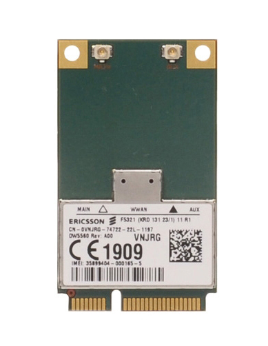 318-2357 Dell Wireless 5560 HSPA+ Mobile Broadband Mini-Card