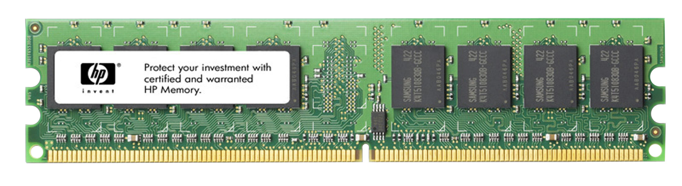 382506-001 HP 1GB PC2-3200 DDR2-400MHz non-ECC Unbuffered CL3 240-Pin DIMM Memory Module