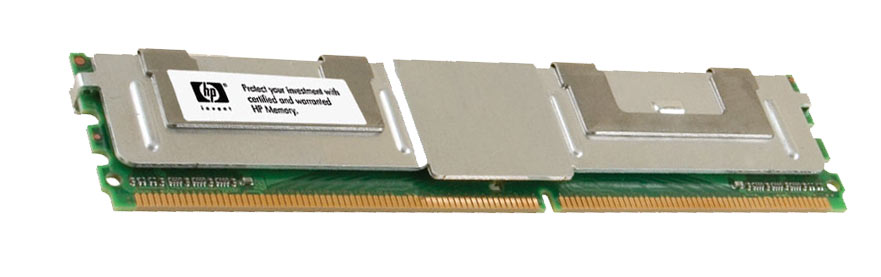 397411R-B21 HP 2GB Kit (2 X 1GB) PC2-5300 DDR2-667MHz ECC Fully Buffered CL5 240-Pin DIMM Low Voltage Dual Rank Memory