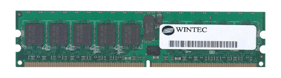 39927281A Wintec 512MB PC2-5300 DDR2-667MHz ECC Registered CL5 240-Pin DIMM Single Rank Memory Module