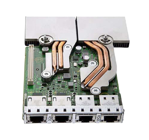 430-4427 Dell Broadcom 57800S Quad-port BASE-T 2x10GbE + 2x1GbE Rack Converged Network Daughter Card