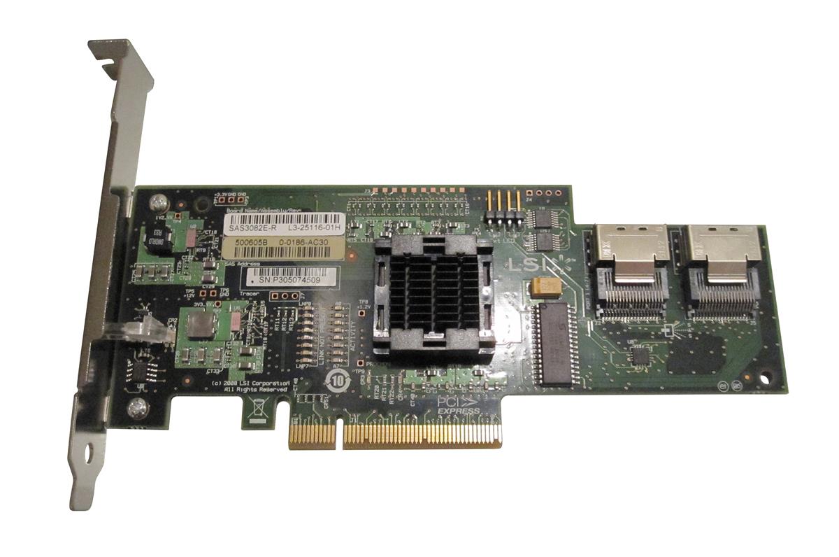 44E8689 IBM ServeRAID BR10i Series SAS 3Gbps / SATA 3Gbps PCI Express Low Profile RAID Controller Card