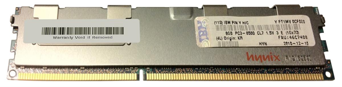 46C7488 IBM 8GB PC3-8500 DDR3-1066MHz ECC Registered CL7 240-Pin DIMM Dual Rank Memory Module for System x3850