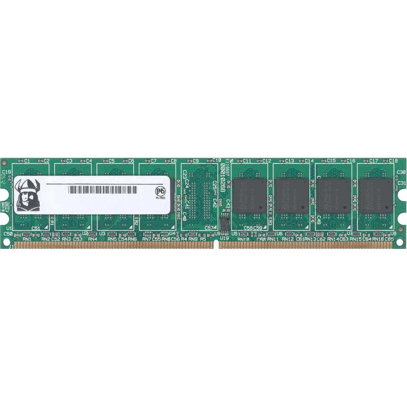 AB12864DDR2 Viking 1GB PC2-3200 DDR2-400MHz non-ECC Unbuffered CL3 240-Pin DIMM Memory Module