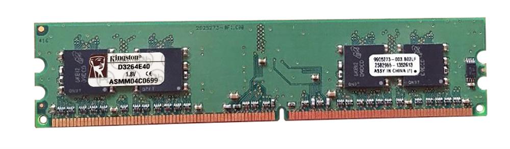 D3264E40 Kingston 256MB PC2-4200 DDR2-533MHz non-ECC Unbuffered CL4 240-Pin DIMM Memory Module