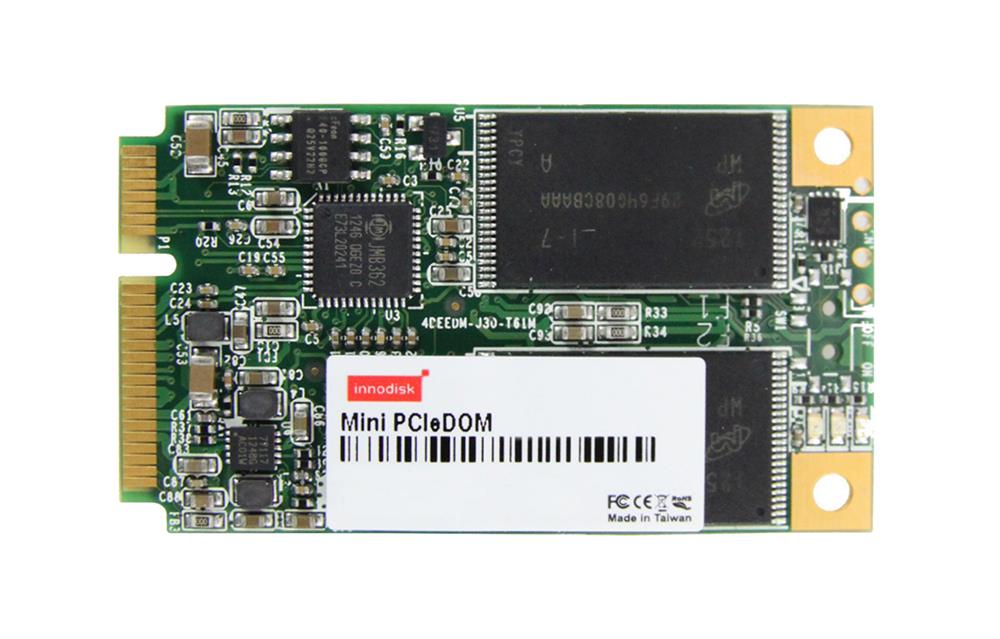 DEEDM-32GJ30AC1QB InnoDisk 1SE Series 32GB SLC PCI Express 1.0 x1 mini PCIeDOM Internal Solid State Drive (SSD)