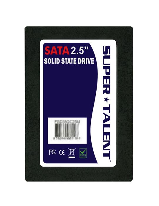 FSD28GC25I Super Talent DuraDrive AT Series 128GB SLC SATA 1.5Gbps 2.5-inch Internal Solid State Drive (SSD) (Industrial)