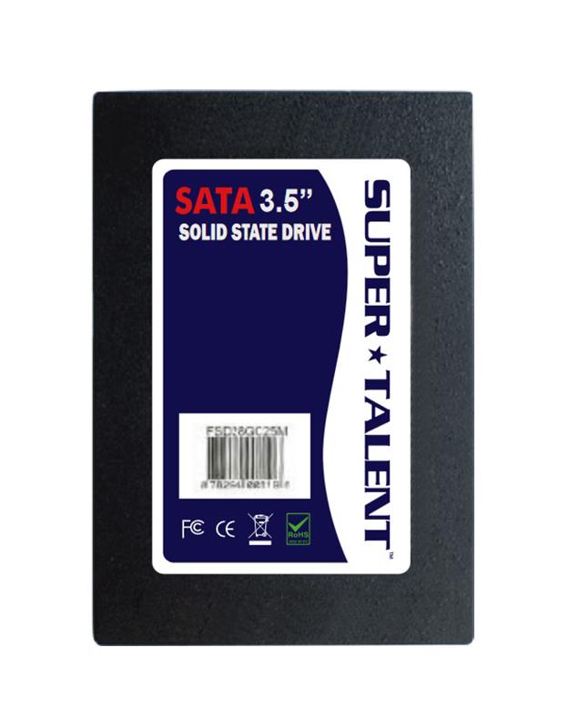FSD32GC35I Super Talent DuraDrive AT Series 32GB SLC SATA 1.5Gbps 3.5-inch Internal Solid State Drive (SSD) (Industrial)