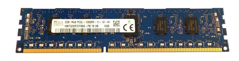 HMT325R7EFR8A-PBT8 Hynix 2GB PC3-12800 DDR3-1600MHz ECC Registered CL11 240-Pin DIMM 1.35V Low Voltage Single Rank Memory Module