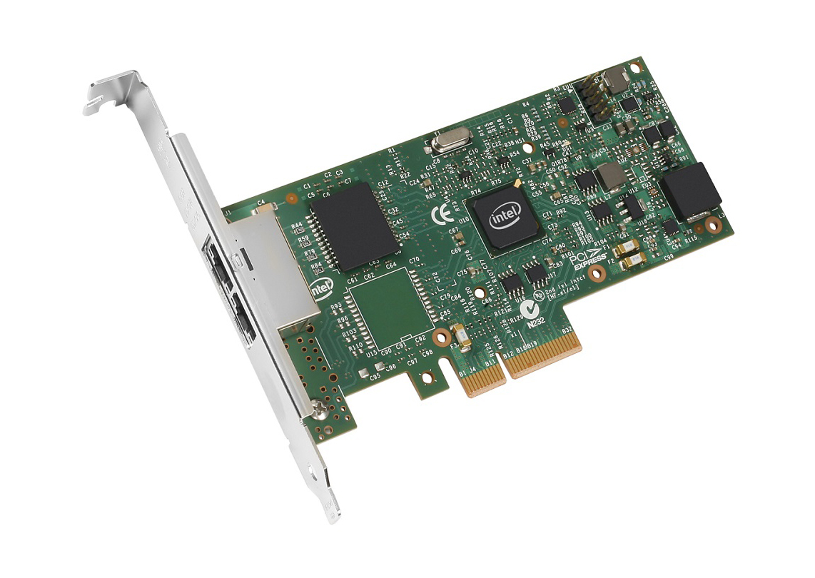 I350F2 Intel Dual-Ports LC 1Gbps 1000Base-SX Gigabit Ethernet PCI Express 2.1 x4 Server Network Adapter