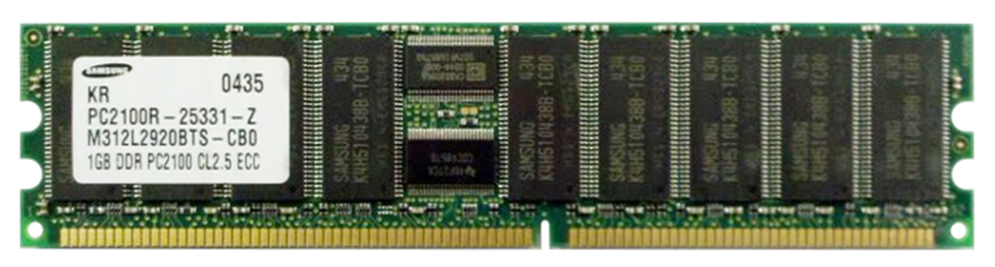 M4L-PC1266RD1S425D-1G M4L Certified 1GB 266MHz DDR PC2100 Reg ECC CL2.5 184-Pin Single Rank x4 DIMM