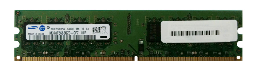 M4L-PC2800D2N6-2G M4L Certified 2GB 800MHz DDR2 PC2-6400 Non-ECC CL6 240-Pin Dual Rank x8 DIMM