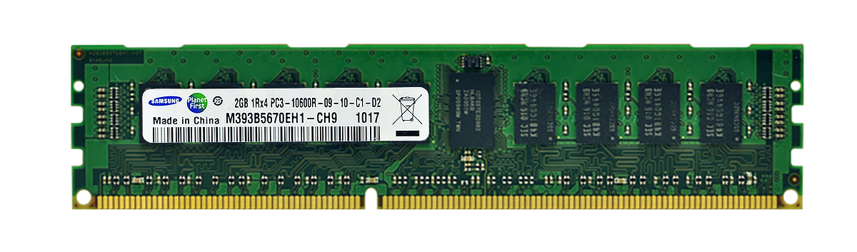 M4L-PC31333D3S4R9S-2G M4L Certified 2GB 1333MHz DDR3 PC3-10600 Reg ECC CL9 240-Pin Single Rank x4 DIMM