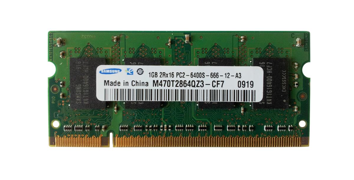 M4L-PC2800ND2D166S-1G M4L Certified 1GB 800MHz DDR2 PC2-6400 Non-ECC CL6 200-Pin Dual Rank x16 SoDimm