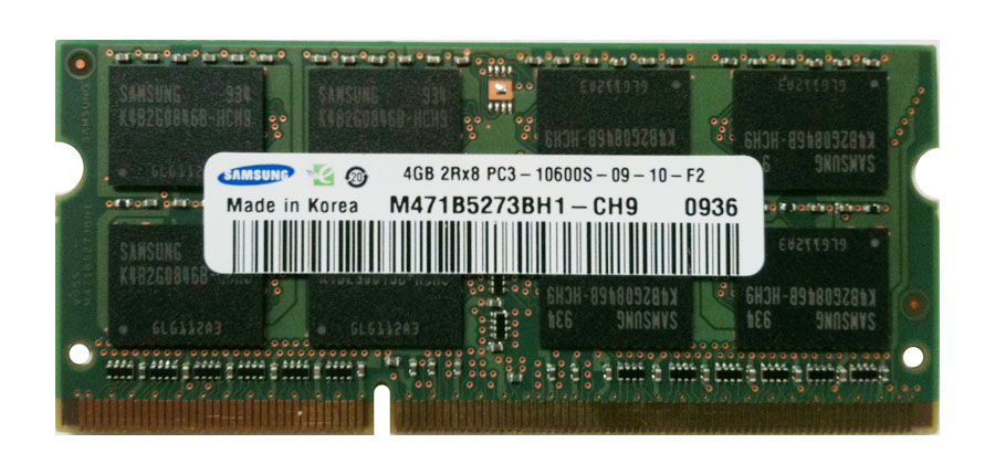 M4L-PC31333D3S9-4G M4L Certified 4GB 1333MHz DDR3 PC3-10600 Non-ECC CL9 204-Pin Dual Rank x8 SoDimm