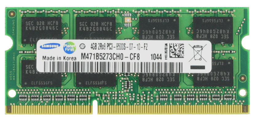 M4L-PC31066D3S7-4G M4L Certified 4GB 1066MHz DDR3 PC3-8500 Non-ECC CL7 204-Pin Dual Rank x8 SoDimm