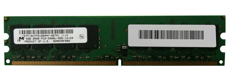 M4L-PC2667D2N5-4G M4L Certified 4GB 667MHz DDR2 PC2-5300 Non-ECC CL5 240-Pin Dual Rank x8 DIMM