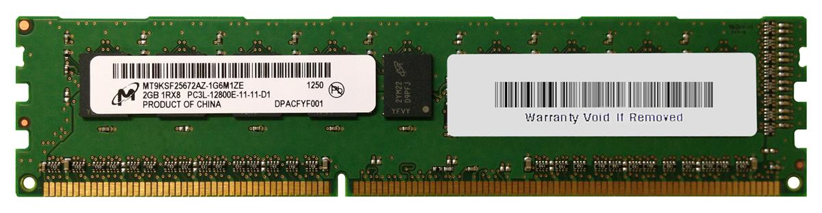 M4L-PC31600ED3S811DL-2G M4L Certified 2GB 1600MHz DDR3 PC3-12800 ECC CL11 240-Pin Single Rank x8 1.35V Low Voltage DIMM
