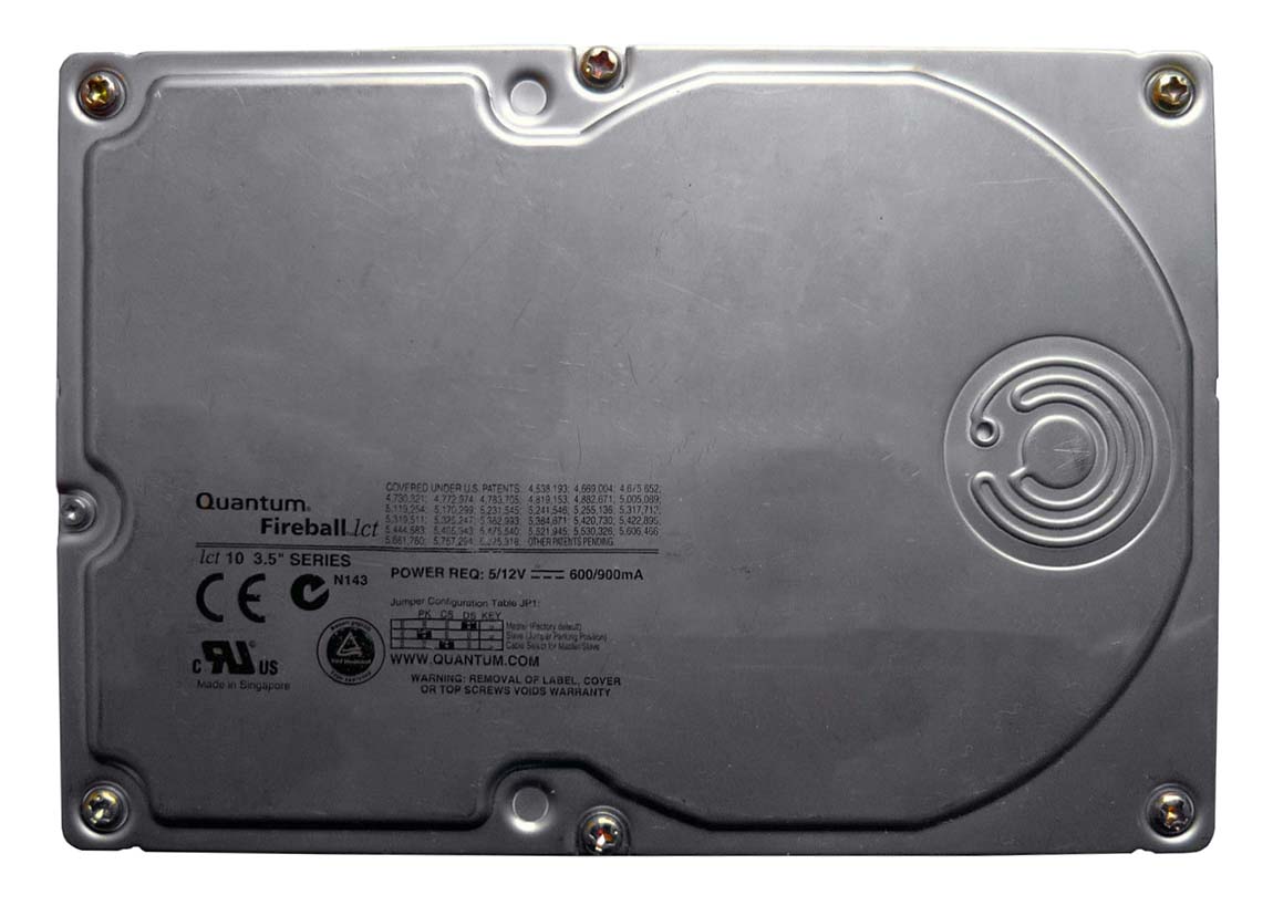QML30300LB-A Quantum Fireball LCT10 30GB 5400RPM ATA-66 512KB Cache 3.5-inch Internal Hard Drive