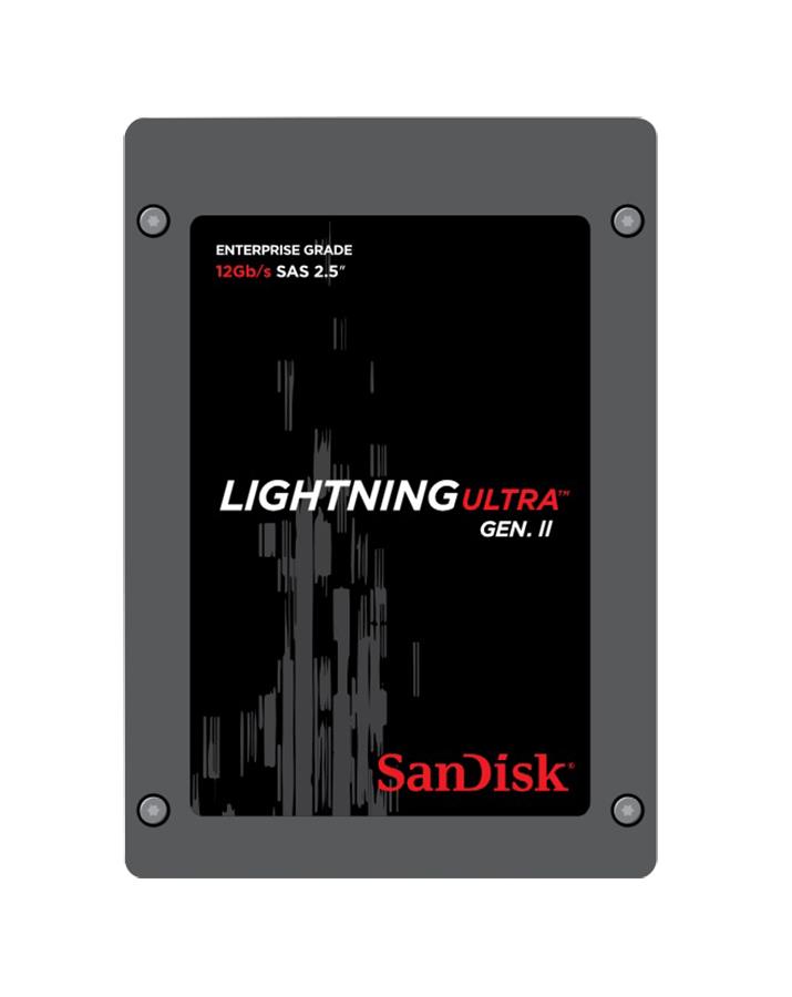 SDLTMDKW-400G-5Cxx SanDisk Lightning Ultra Gen II 400GB SLC SAS 12Gbps (SED / ISE) 2.5-inch Internal Solid State Drive (SSD)