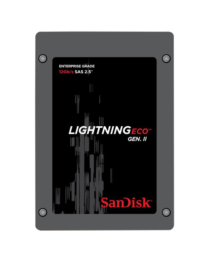 SDLTODKR-800G-5Cxx SanDisk Lightning Eco Gen II 800GB eMLC SAS 12Gbps (SED / ISE) 2.5-inch Internal Solid State Drive (SSD)