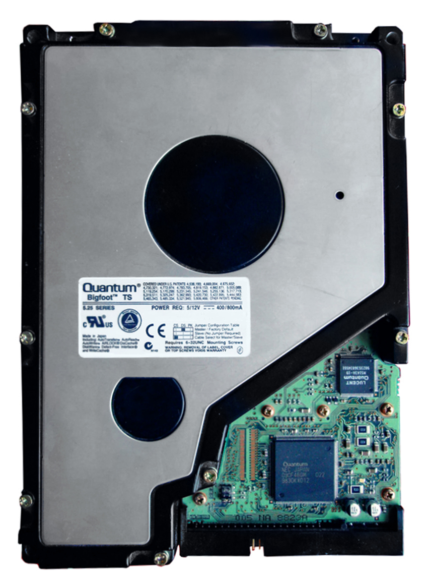 TS09A109 Quantum Bigfoot TS 9.6GB 4000RPM ATA-33 512KB Cache 5.25-inch Internal Hard Drive