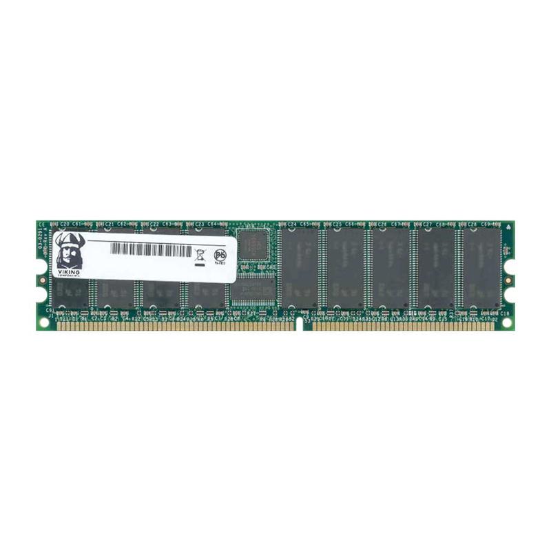VR5EU287218EBP Viking 1GB PC2-3200 DDR2-400MHz ECC Unbuffered CL3 240-Pin DIMM Memory Module