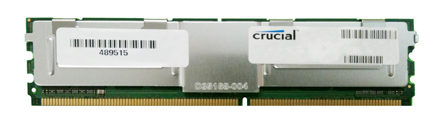 CT51272AF6676 Crucial 4GB PC2-5300 DDR2-667MHz ECC Fully Buffered CL5 240-Pin DIMM Dual Rank Memory Module