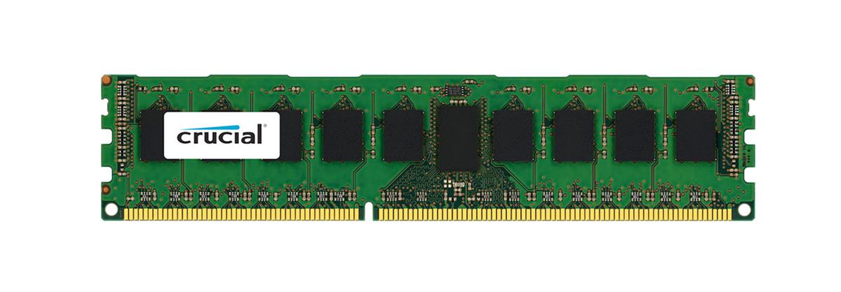 CT51272BB1067 Crucial 4GB PC3-8500 DDR3-1066MHz Registered ECC CL7 240-Pin DIMM Dual Rank Memory Module