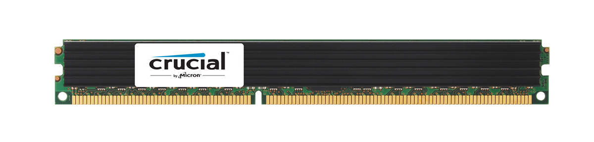 CT2557957 Crucial 8GB PC3-10600 DDR3-1333MHz ECC Registered CL9 240-Pin 1.35V Low Voltage DIMM Very Low Profile (VLP) Dual Rank Module for IBM System x3620 M3