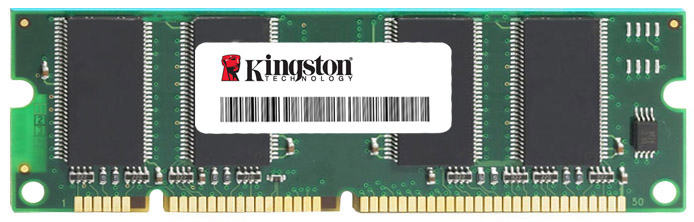 Q1887A-CLO Kingston 64MB PC100 100MHz non-ECC Unbuffered CL2 100-Pin DIMM Memory Mdoule for HP LaserJet 4000/5000/8000/8100 Series Printers
