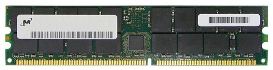 MT36VDDT51272Y-265A2 Micron 4GB PC2100 DDR-266MHz Registered ECC CL2.5 184-Pin DIMM 2.5V Dual Rank Memory Module