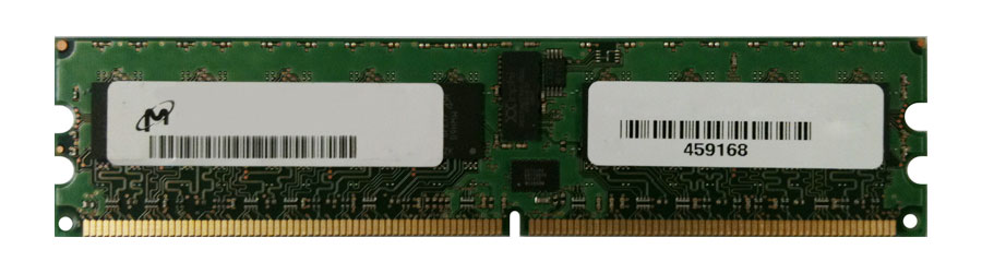 MT9HTF12872PY-667AZES Micron 1GB PC2-5300 DDR2-667MHz ECC Registered CL5 240-Pin DIMM Single Rank Memory Module
