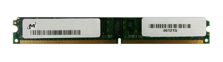 MT9HVF12872PY-800E1 Micron 1GB PC2-6400 DDR2-800MHz ECC Registered CL6 240-Pin DIMM Very Low Profile (VLP) Single Rank Memory Module