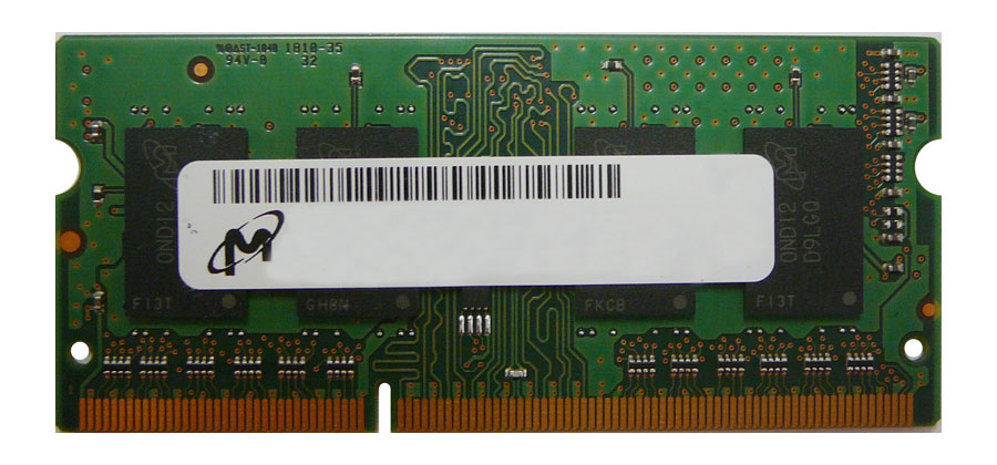MT16KSF25664HZ-1G1F1 Micron 2GB PC3-8500 DDR3-1066MHz non-ECC Unbuffered CL7 204-Pin SoDimm Dual Rank Memory Module