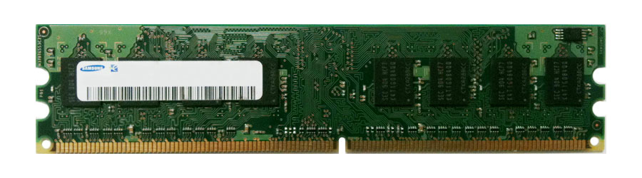 M378T2863QZS-CE7 Samsung 1GB PC2-6400 DDR2-800MHz non-ECC Unbuffered CL5 240-Pin DIMM Single Rank Memory Module