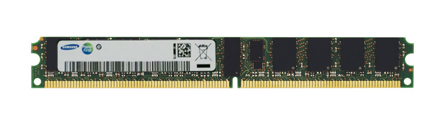 M392T5660QZA-CE60 Samsung 2GB PC2-5300 DDR2-667MHz ECC Registered CL5 240-Pin DIMM Very Low Profile (VLP) Single Rank Memory Module