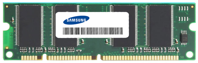 CLP-MEM301/SEE Samsung 128MB PC100 100MHz 100-Pin 3.3 SDRAM SoDimm Memory Module