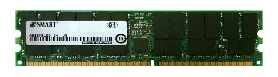 SM3272RDDR6H1 Smart Modular 256MB PC2700 DDR-333MHz Registered ECC CL2.5 184-Pin DIMM 2.5V Memory Module