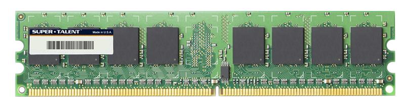 T533UX1GB Super Talent 1GB Kit (2 X 512MB) PC2-4200 DDR2-533MHz non-ECC Unbuffered CL4 240-Pin DIMM Dual Rank Memory