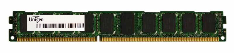 UG12U7200M8DG-BCK Unigen 1GB PC3-12800 DDR3-1600MHz ECC Registered CL11 240-Pin DIMM Very Low Profile (VLP) Single Rank Memory Module