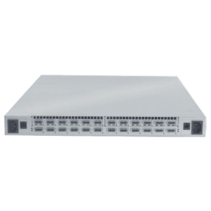 9024-CU24-ST2-DDR QLogic 24-Ports RJ-45 InfiniBand SDR Switch Configurable Power and Cooling with Management Module with 1 Power Supply Fascia Rack Kit Coun (Refurbished)
