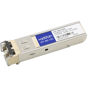SFP-2DH-AOK AddOn 10Gbps 100Base-LX Single-mode Fiber 15km 1310nm LC Connector SFP Transceiver Module for Rad Compatible