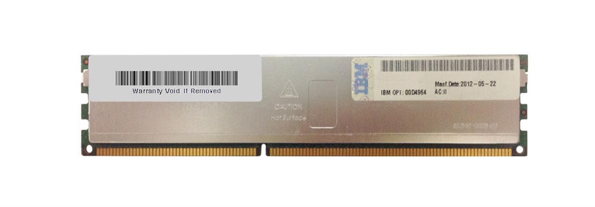 00D4964 IBM 16GB PC3-10600 DDR3-1333MHz ECC Registered CL9 240-Pin DIMM (LP) Dual Rank Memory Module