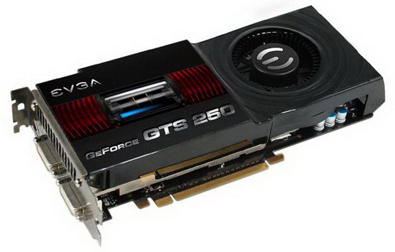 01G-P3-1156-TR EVGA Nvidia GeForce GTS 250 SuperClocked Edition 1GB GDDR3 256-Bit PCI-Express 2.0 Video Graphics Card