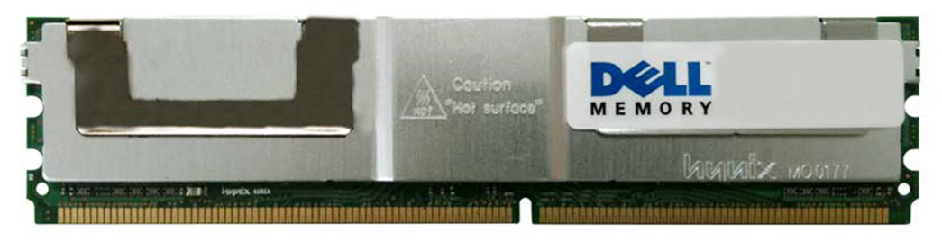 09W657 Dell 2GB PC2-5300 DDR2-667MHz ECC Fully Buffered CL5 240-Pin DIMM Dual Rank Memory Module